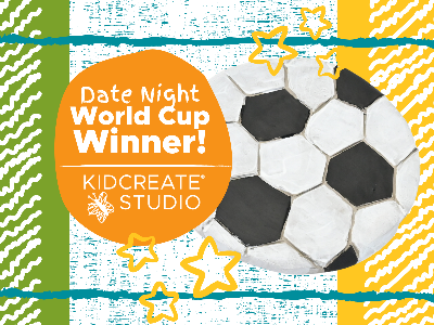 Kidcreate Studio - Ashburn. Date Night- World Cup Winner!  (4-10 Years)